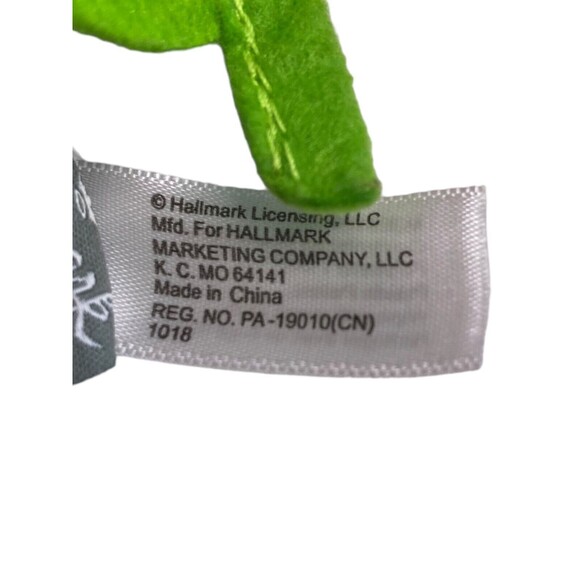 HALLMARK Bunny Rabbit Plush Holding Flower Stuffed Animal 5" Pink White - Picture 13 of 13